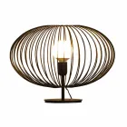 Lámpara de mesa moderna de acero pintado, Ø48xH35 cm, Gabriella Viadurini