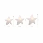 Lámpara de mesa de polietileno solar o LED Star Design - Ringostar Viadurini