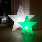 Lámpara de mesa de polietileno solar o LED Star Design - Ringostar Viadurini