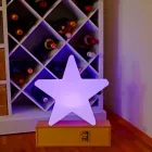 Lámpara de mesa de polietileno solar o LED Star Design - Ringostar Viadurini