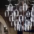 Lámpara de pie 30 vasos Sauvignon alza Viadurini