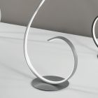 Lámpara de pie LED con estructura de metal pintado Design-Clack Viadurini