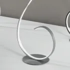 Lámpara de pie LED con estructura de metal pintado Design-Clack Viadurini