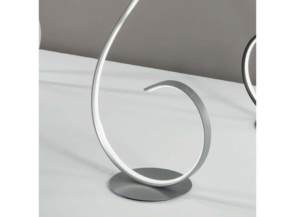 Lámpara de pie LED con estructura de metal pintado Design-Clack Viadurini