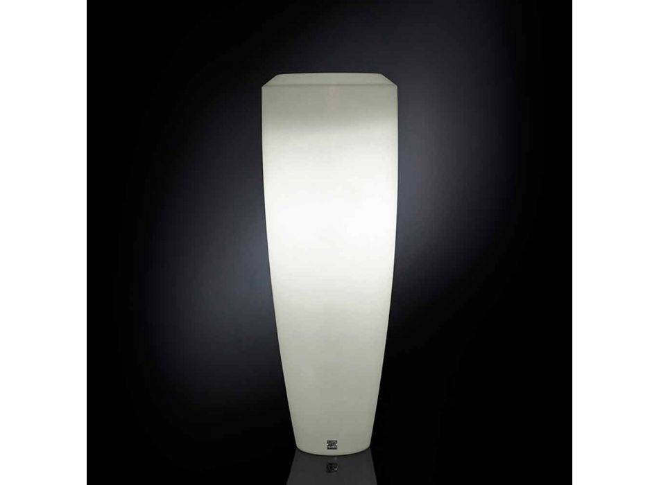 Lámpara de pie de diseño Led Ldpe exterior obús Pequeño Viadurini