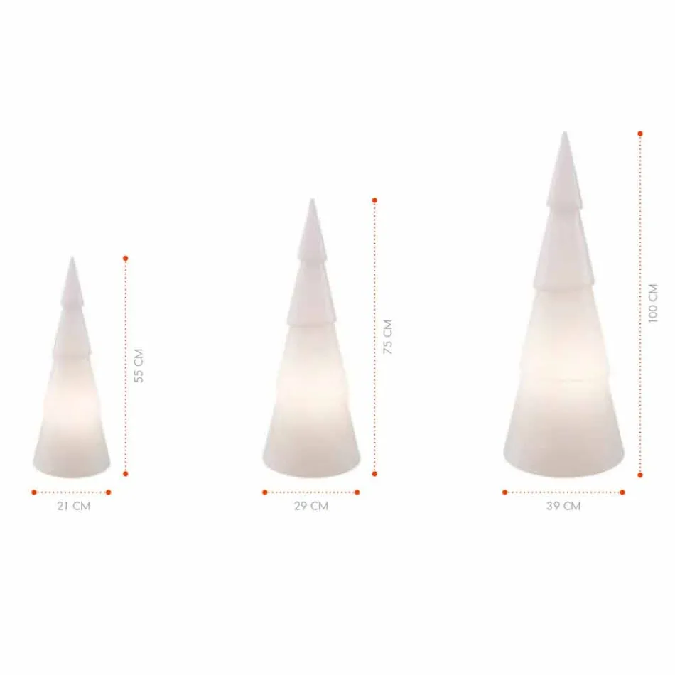 Lámpara de Pie de Diseño Led o Solar para Interior o Exterior - Alberostar Viadurini