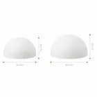 Lámpara de pie Semisphere Attack to Choice 2 tamaños Diseño moderno - Semistar Viadurini