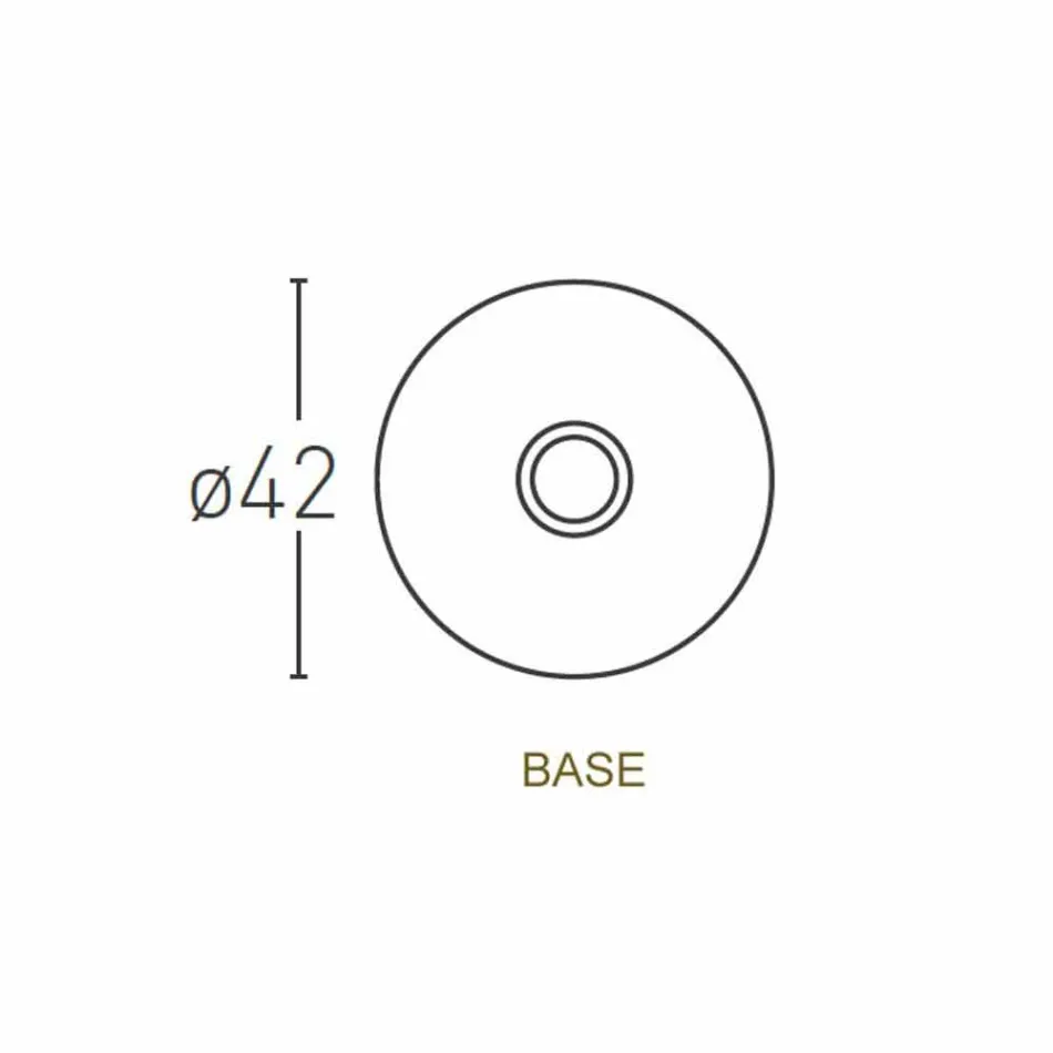 Lámpara de pie con pantalla en polietileno blanco Made in Italy - Asturias Viadurini