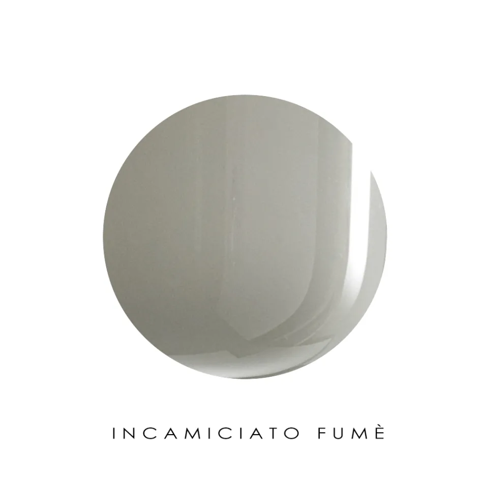 Lumira - Lámpara de pie de tres luces en cristal labrado, fabricada en Italia. Viadurini