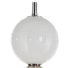 Lumira - Lámpara de pie de tres luces en cristal labrado, fabricada en Italia. Viadurini