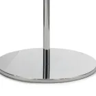 Lumira - Lámpara de pie de tres luces en cristal labrado, fabricada en Italia. Viadurini