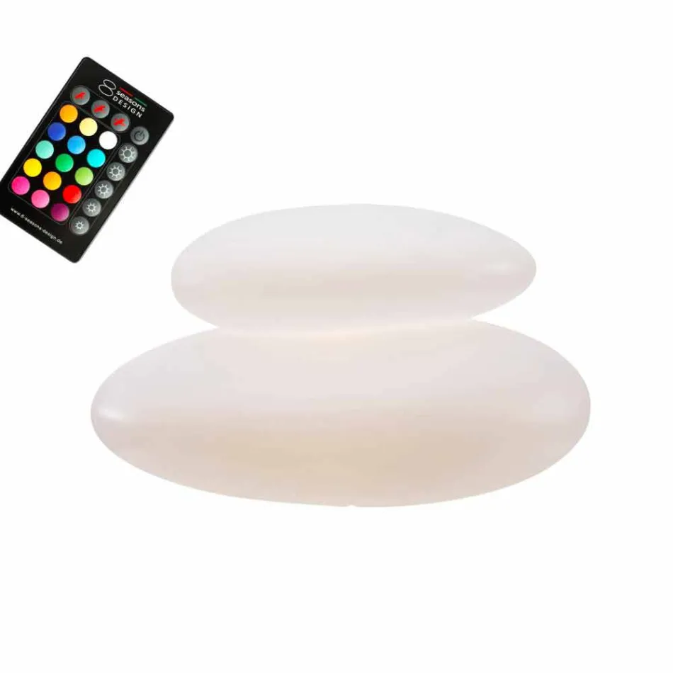 Lámpara de Pie para Interior o Exterior de Moderno Diseño Natural - Sassostar Viadurini