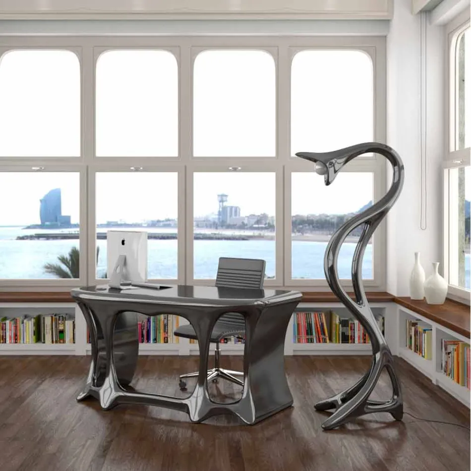 Lámpara de pie de diseño moderno Drago hecha en Italia Viadurini