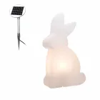 Lámpara de Pie de Diseño, Conejo Blanco para Interior y Exterior - Conigliostar Viadurini