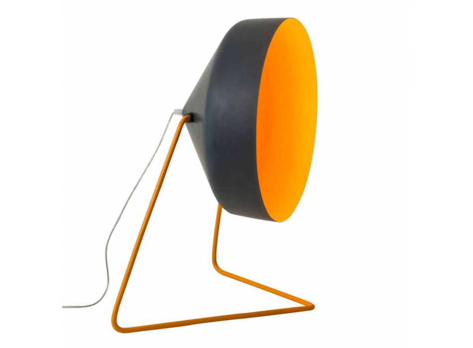 Lámpara de pie de diseño In-es.artdesign Cyrcus F Resina pizarra Viadurini