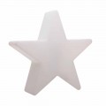 Lámpara de pie en forma de estrella blanca o roja, diseño moderno - Ringostar