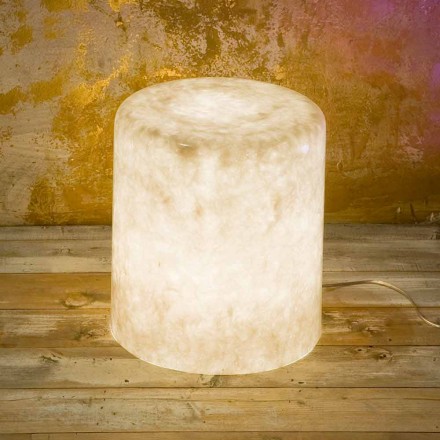 Lámpara de pie de diseño en nebulita In-es.artdesign Bin F Nebula Viadurini