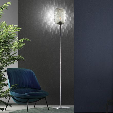 Lámpara de pie Venecia de vidrio soplado a mano 30 cm - Cloe Balloton Viadurini