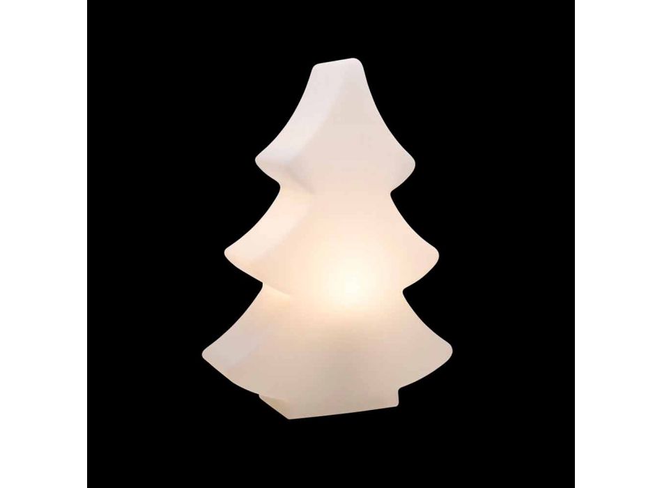 Lámpara de Pie Led, Solar o E27 en Plástico Diseño Navideño - Alberostar Viadurini