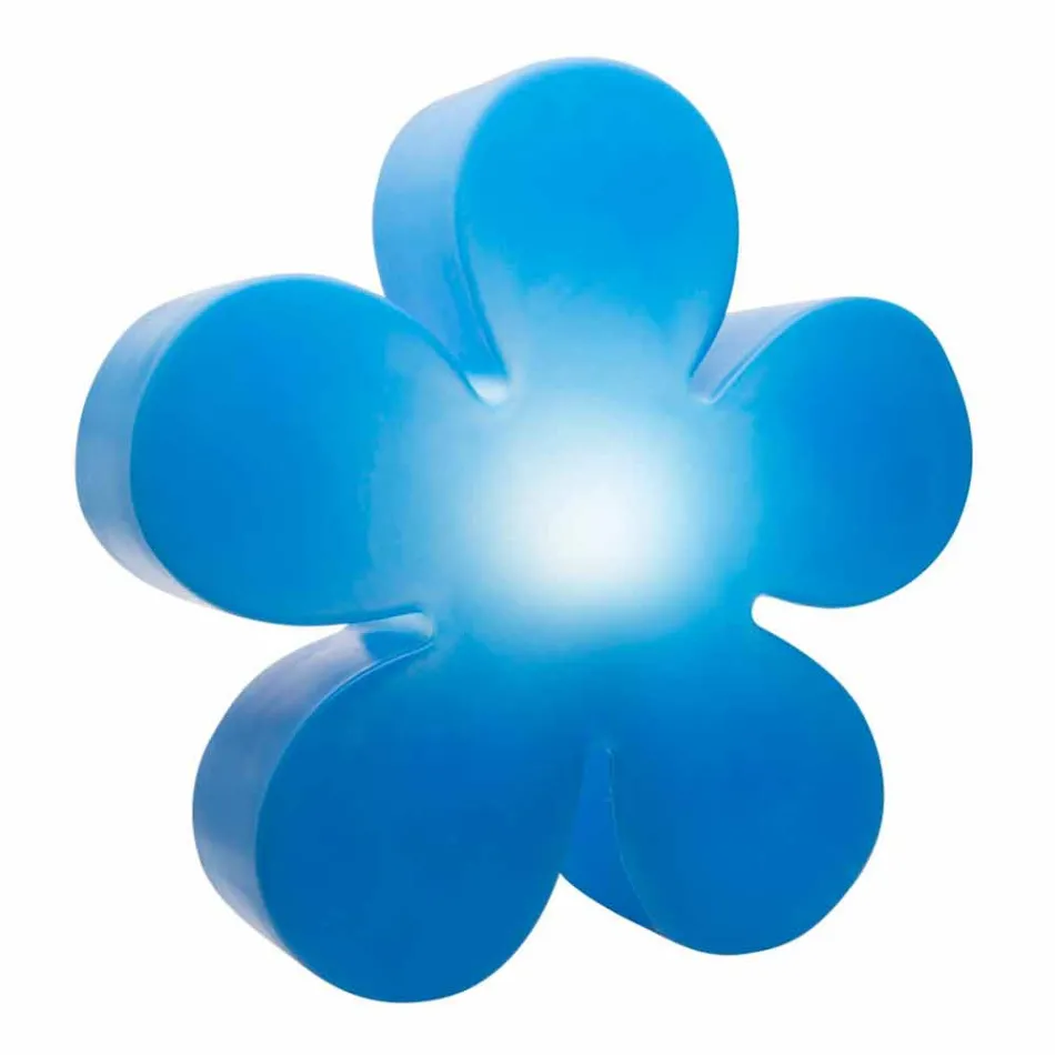 Lámpara de Pie o Mesa de Diseño Moderno con Flor de Colores - Fiorestar Viadurini