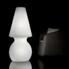 Lámpara de pie de exterior Alvarez con luz LED en polietileno, fabricada en Italia. Viadurini