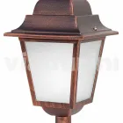 Lámpara de pie de aluminio para exterior fabricada en Italia, Aquilina. Viadurini