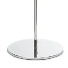 Lámpara de pie Isotta en cristal blanco, fabricada en Italia. Viadurini