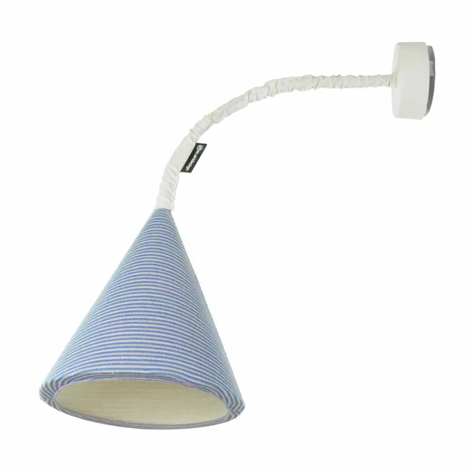 Lámpara de pared de diseño In-es.artdesign Jazz A Stripe colored wool Viadurini