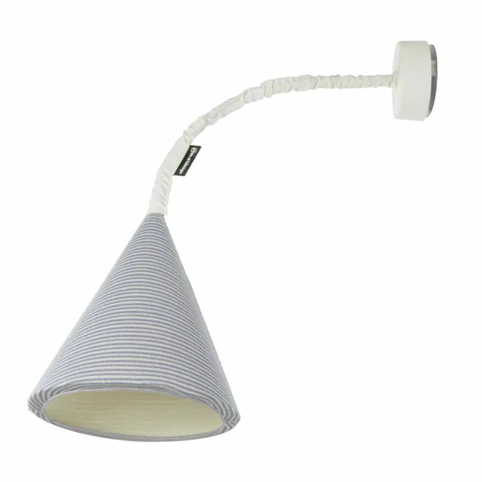 Lámpara de pared de diseño In-es.artdesign Jazz A Stripe colored wool Viadurini