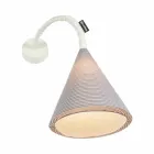 Lámpara de pared de diseño In-es.artdesign Jazz A Stripe colored wool Viadurini