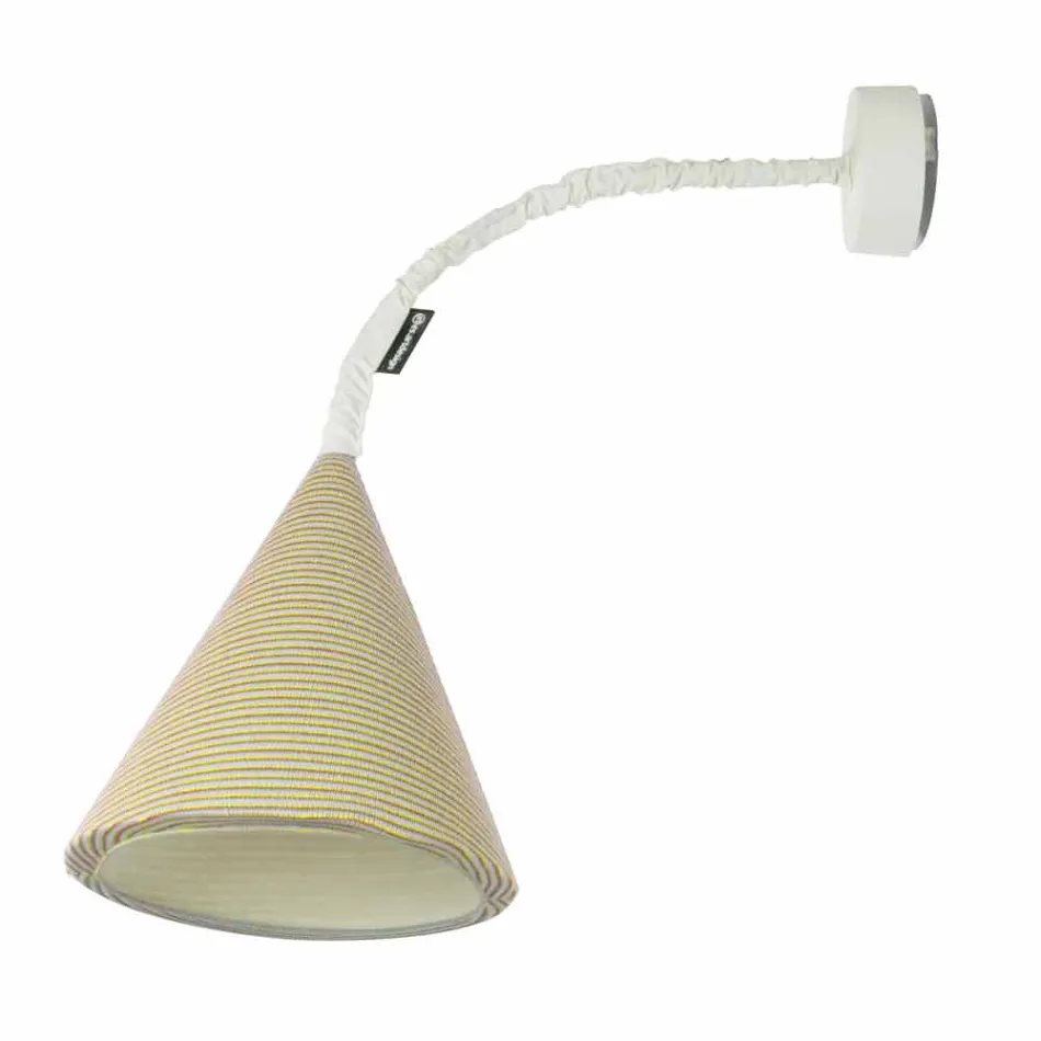 Lámpara de pared de diseño In-es.artdesign Jazz A Stripe colored wool Viadurini
