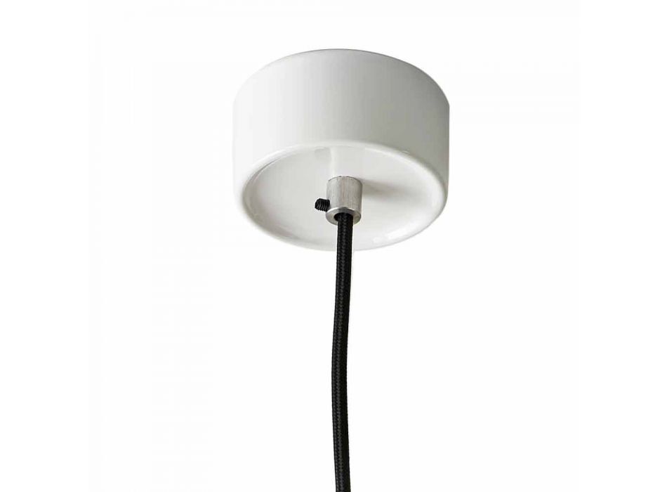 Lámpara de suspensión de diseño en cerámica producida en Italia Asia Viadurini