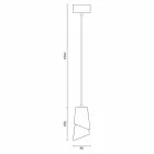 Lámpara de suspensión de diseño en cerámica producida en Italia Asia Viadurini