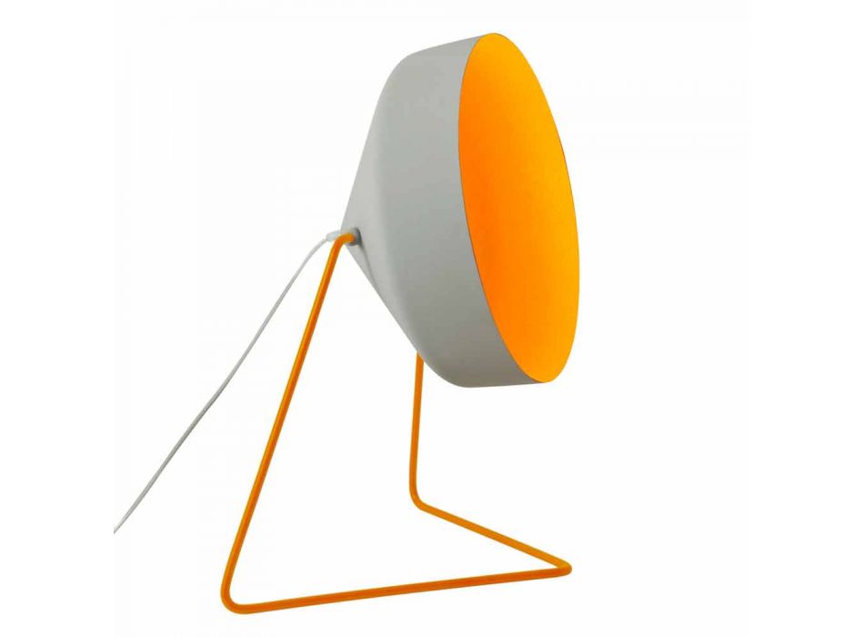 Lámpara de pie de diseño In-es.artdesign Cyrcus F Hormigón pintado Viadurini
