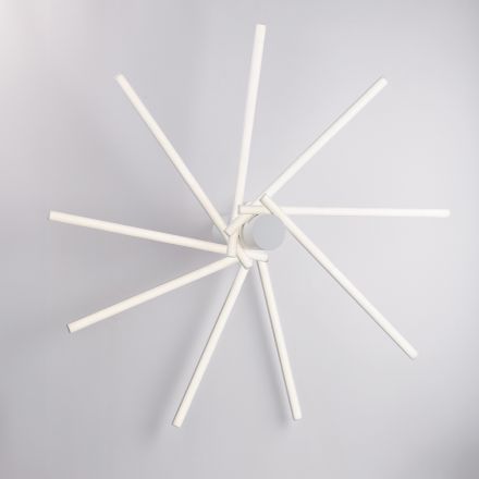 Lámpara de diseño de vidrio y metal fabricada en Italia para una decoración elegante - Idra Viadurini