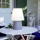 Lámpara de diseño moderno para interior o exterior en plástico de colores - Fungostar Viadurini