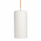 Lámpara de diseño suspendida In-es.artdesign Candle 1 en color laprene Viadurini