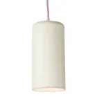 Lámpara de diseño suspendida In-es.artdesign Candle 1 en color laprene Viadurini