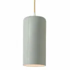Lámpara de diseño suspendida In-es.artdesign Candle 1 en color laprene Viadurini