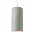 Lámpara de diseño suspendida In-es.artdesign Candle 1 en color laprene Viadurini