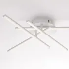 Elegante lámpara de cristal y metal fabricada en Italia para interiores refinados - Idra Viadurini