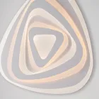 Elegante lámpara de cristal y metal fabricada en Italia para interiores refinados - Rigel Viadurini