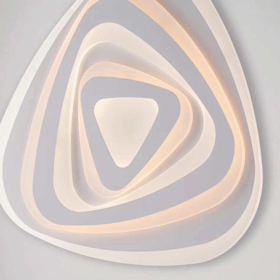 Elegante lámpara de cristal y metal fabricada en Italia para interiores refinados - Rigel Viadurini