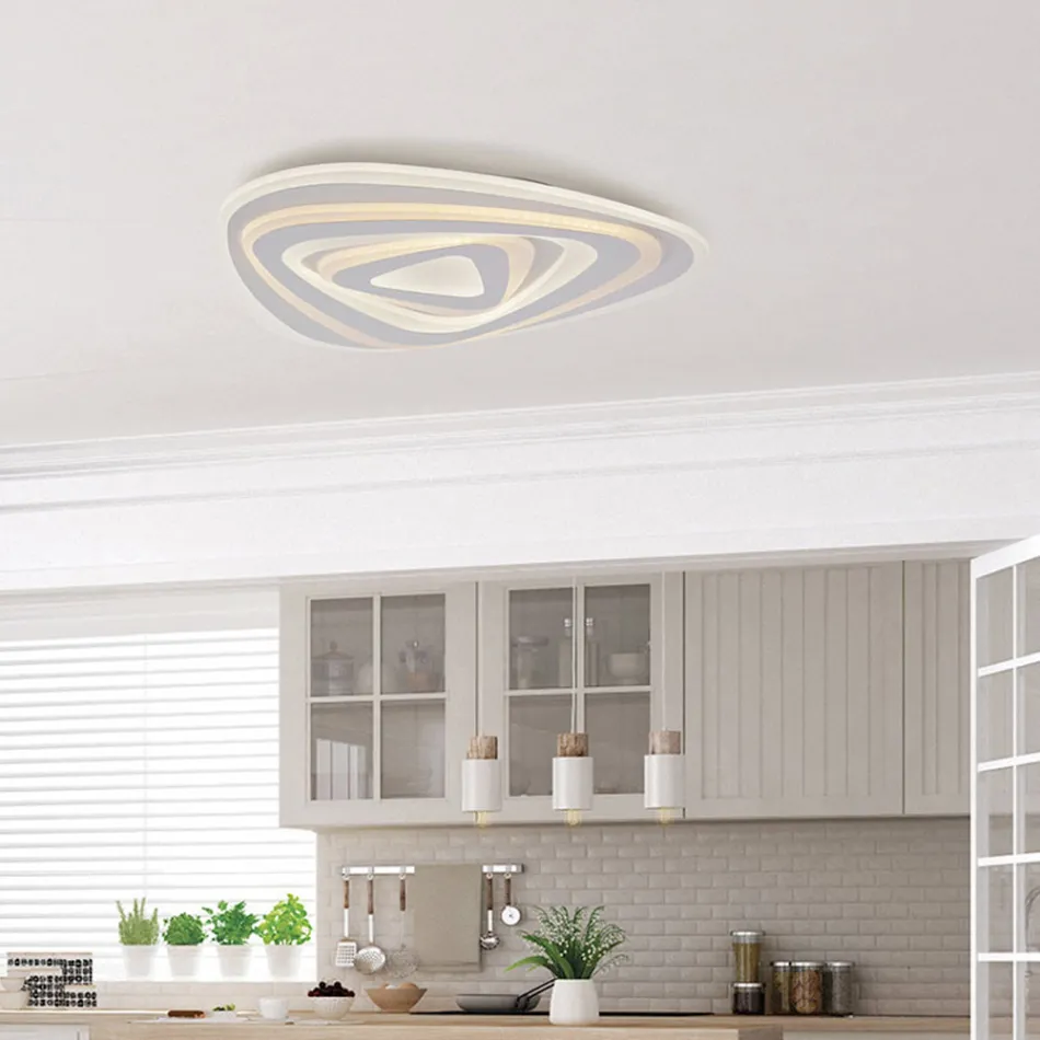 Elegante lámpara de cristal y metal fabricada en Italia para interiores refinados - Rigel Viadurini