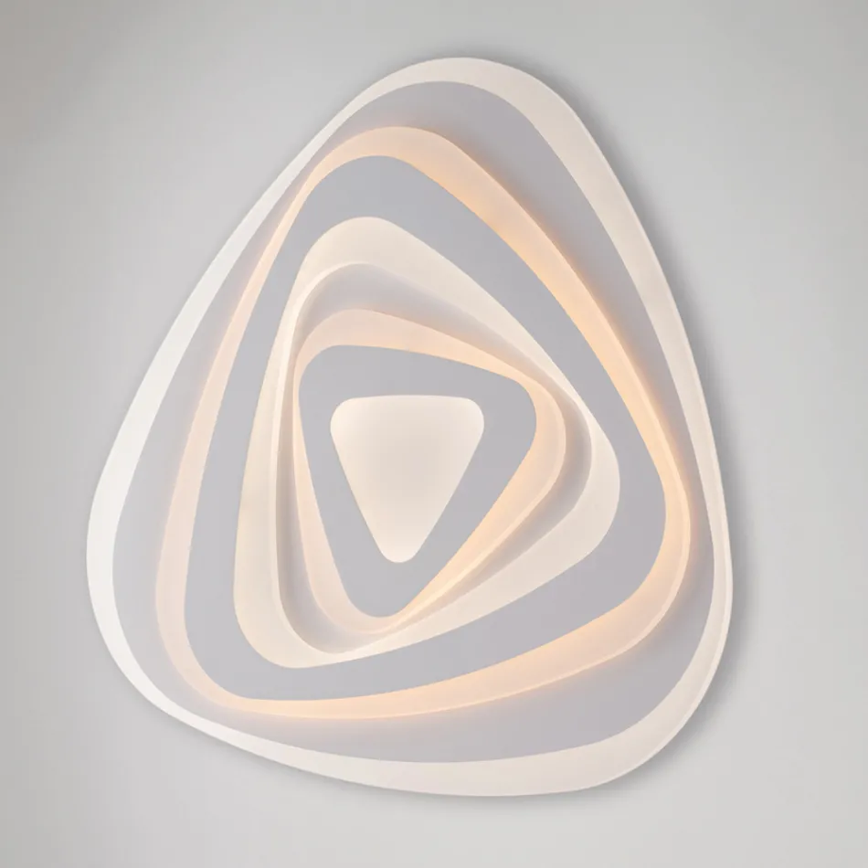 Elegante lámpara de cristal y metal fabricada en Italia para interiores refinados - Rigel Viadurini