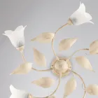 Elegante lámpara de cristal y metal Made in Italy para interiores refinados – Sirio Viadurini