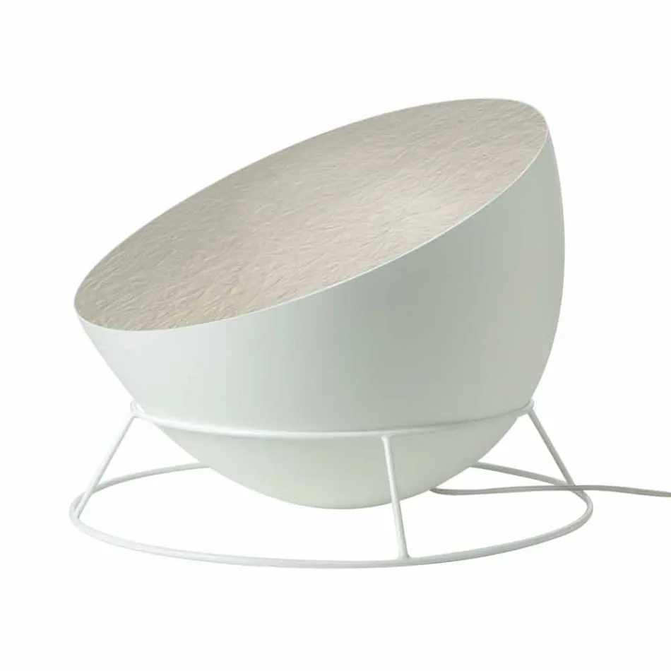 In-es.artdesign H2o F lámpara de pie color acero y nebulita Viadurini