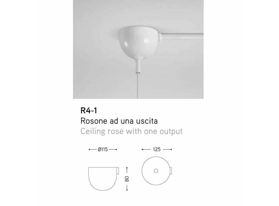 La lámpara de cerámica brilla Aldo Bernardi, con roseta 1 salida. Viadurini
