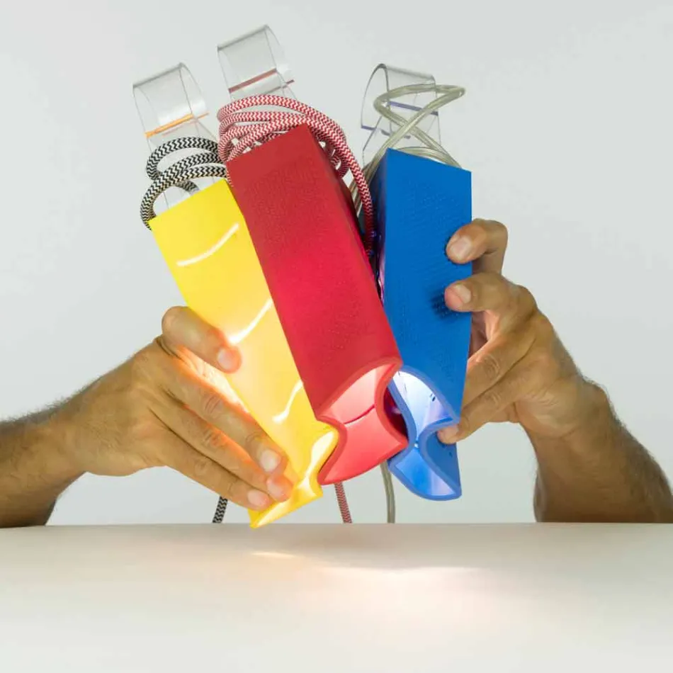 Lámpara de mesa laprene In-es.artdesign Modern Cacio & Pepe Viadurini