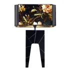 Grilli Zarafa hizo Italia mesita de noche de madera / lámpara de mesa Viadurini